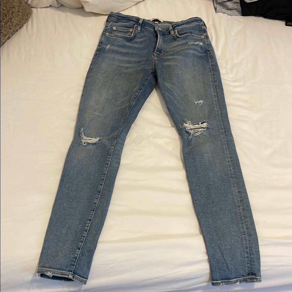 Agolde distressed skinny jeans